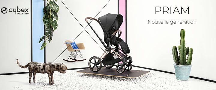 Marque Priam Rose Gold avec siège